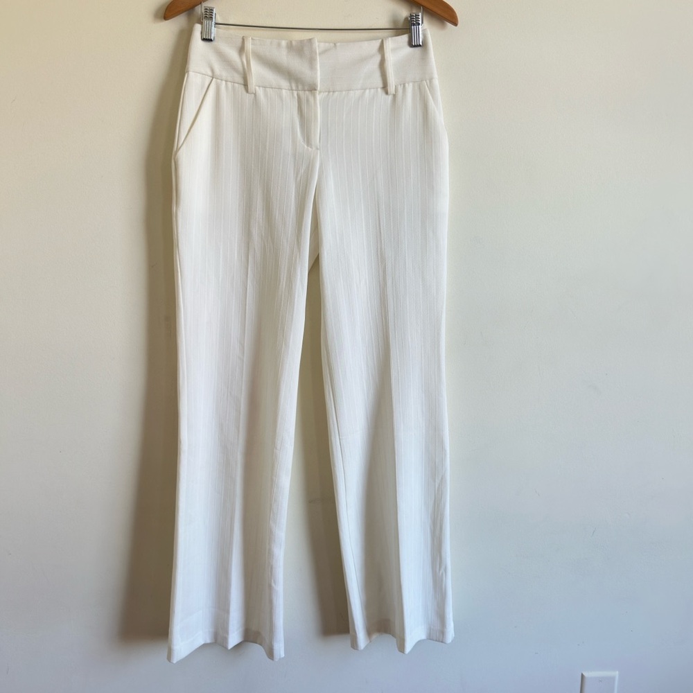 IZ Byer || womans wide leg Cream stretch Thousers size 9